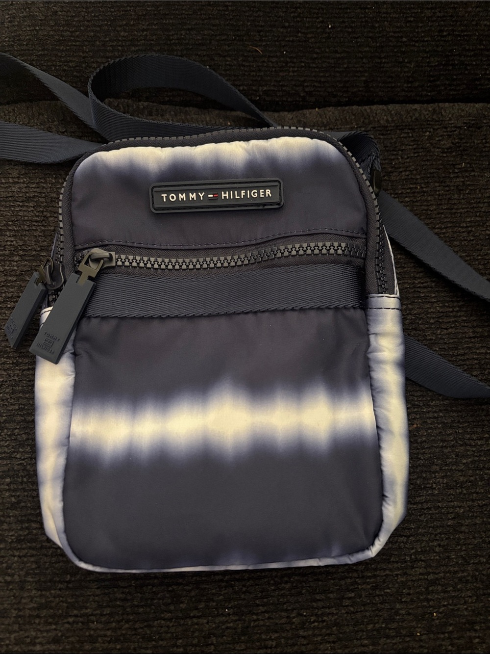 Tommy Hilfiger Crossbody Tie Dye White and Navy